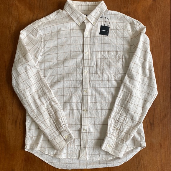 Club Monaco Brushed Flannel shirt XL Slim Fit. Like new! 😎 - Picture 2 of 6